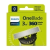 Κεφαλή ξυριστικής μηχανής Philips One Blade 360 Original set 3 τεμ.