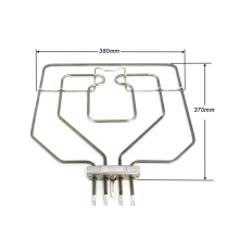 Αντίσταση άνω φούρνου κουζίνας με γκρίλ Bosch Siemens Pitsos 1800 + 1000Watt - 220 Volt