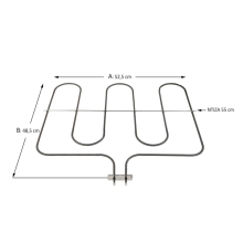 Αντίσταση κάτω φούρνου κουζίνας Miele 1700 Watt