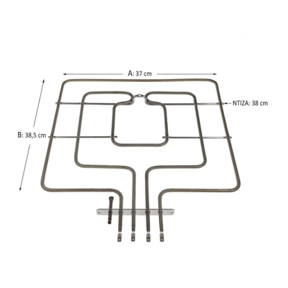 Άνω αντίσταση φούρνου με γκρίλ  Siemens Bosch Pitsos Original 2800Watt